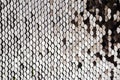 Beautiful sequins texture surface as background Royalty Free Stock Photo
