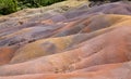 The beautiful Seven Colored Earth (Terres des Sept Couleurs), Chamarel, Island Mauritius, Indian Ocean, Africa