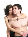 Beautiful sexual couple in love Royalty Free Stock Photo