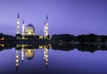The beautiful of Shah Alam Mosque Royalty Free Stock Photo