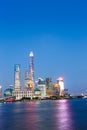 Beautiful Shanghai city night Royalty Free Stock Photo