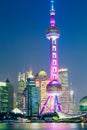 Beautiful Shanghai city night Royalty Free Stock Photo