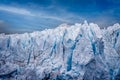 Beautiful shapes and colors of Marjorie Glacier Royalty Free Stock Photo