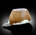 beautiful Sherry Color Topaz with quartz specimen from skardu pakistan