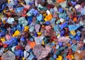 Beautiful shiny colorful stones background Royalty Free Stock Photo