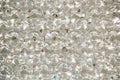 Beautiful shiny diamonds swarovski crystal background. Luxury, wealth. Cover pattern. Macro photo, close up of expensive stones Royalty Free Stock Photo