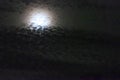 Beautiful shiny full moon with clouds Royalty Free Stock Photo