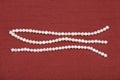 Beautiful shiny small freshwater white pearl beads