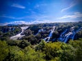 Beautiful Shivanasamudra waterfall Royalty Free Stock Photo