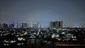 the beautiful shoot jakarta city at night