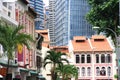 Beautiful Shophouses in Chinatown, Singapore