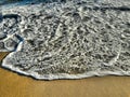 The Beautiful Shoreline of Sunset Beach California Royalty Free Stock Photo