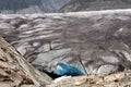 Beautiful shot of Aletschgletscher glacier in Valais in Switzerland