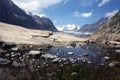 Beautiful shot of Aletschgletscher glacier in Valais in Switzerland