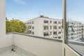 Beautiful shot of an apartment complex exterior during the day Royalty Free Stock Photo