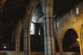 Beautiful shot of arches inside a church - religion concept