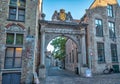 Beautiful shot of archway in Brugge in Belgium