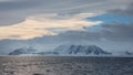 Beautiful shot of arctic hills in Svalbard under the cloudy skies