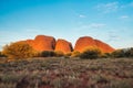 Beautiful shot of Australia Kata Tjuta, Olgas. Uluru Ayers Rock National Par Royalty Free Stock Photo