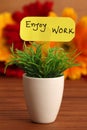 Enjoy work Royalty Free Stock Photo