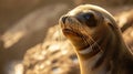 A_beautiful_shot_of_a_California_sea_lion_seal_4 Royalty Free Stock Photo