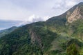 Beautiful shot of Chhomrong village, Annapurna Base Camp trek, Nepal