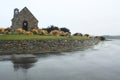 Beautiful shot of The Church of the Good Shepherd in New Zealand