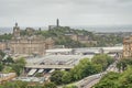 Beautiful shot of the cityscape of Edinburgh in the UK