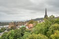 Beautiful shot of the cityscape of Edinburgh in the UK