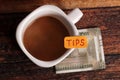 Money tip Royalty Free Stock Photo