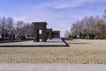 Beautiful shot of debod temple in west park madrid spain during daytime Royalty Free Stock Photo