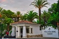 Beautiful shot of the entrance of the Villa Vita Parc hotel in Faro in Portugal