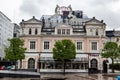 Beautiful shot of the facade of the historical building in Bergen, Norway