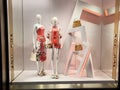 Singapore : Fendi Store window display at MBS Royalty Free Stock Photo