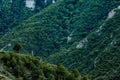 Beautiful shot of a forested mountains landscape in Karabagh Royalty Free Stock Photo