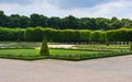 Beautiful shot of the Gardens of Versailles with green lawns in Versailles, France