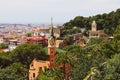 Beautiful shot of the Gaudi House Museum in Park Guell, Barcelona Royalty Free Stock Photo