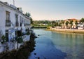 Beautiful shot of the Gilao river in the city of Tavira