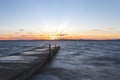 Beautiful shot of the grand beach provincial park in Canada