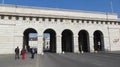 Beautiful shot of Heroes Gate in Vienna, Austria during daytime