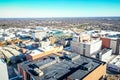 Beautiful shot of High Point skyline on a clear winter day