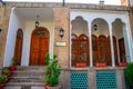 Beautiful shot of the Historic Aminiha House and Hosseiniyeh in Qazvin, Iran