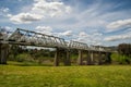 Beautiful shot of the historic Tharwa bridge near Canberra in Australia Royalty Free Stock Photo