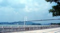 Beautiful shot of the Humen Pearl River Bridge at Dongguan City in Guangdong, China