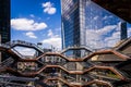 Beautiful shot of the inside of the Oculus building in Hudson Yards, New York