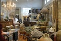 Beautiful shot of the interior of an antique store in Fredericksburg, Texas, USA