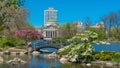 Beautiful shot in the Jackson Park in Chicago