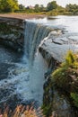 Beautiful shot from Jagala waterfall, Estonia Royalty Free Stock Photo