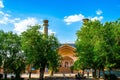Beautiful shot of the Jameh Mosque of Qazvin, Iran