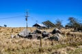 Beautiful shot of large rocks on a rural field in Emmaville, New South Wales, Australia